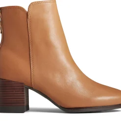 Men/Women Sperry Women's Seaport Heel Water Resist Leather Boot