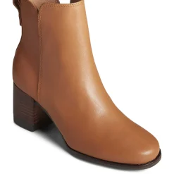 Men/Women Sperry Women's Seaport Heel Water Resist Leather Boot