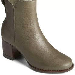 Men/Women Sperry Women's Seaport Heel Water Resistant Leather Boot