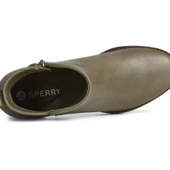 Men/Women Sperry Women's Seaport Heel Water Resistant Leather Boot
