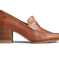 Men/Women Sperry Women's Seaport Penny Heel Leather Loafer