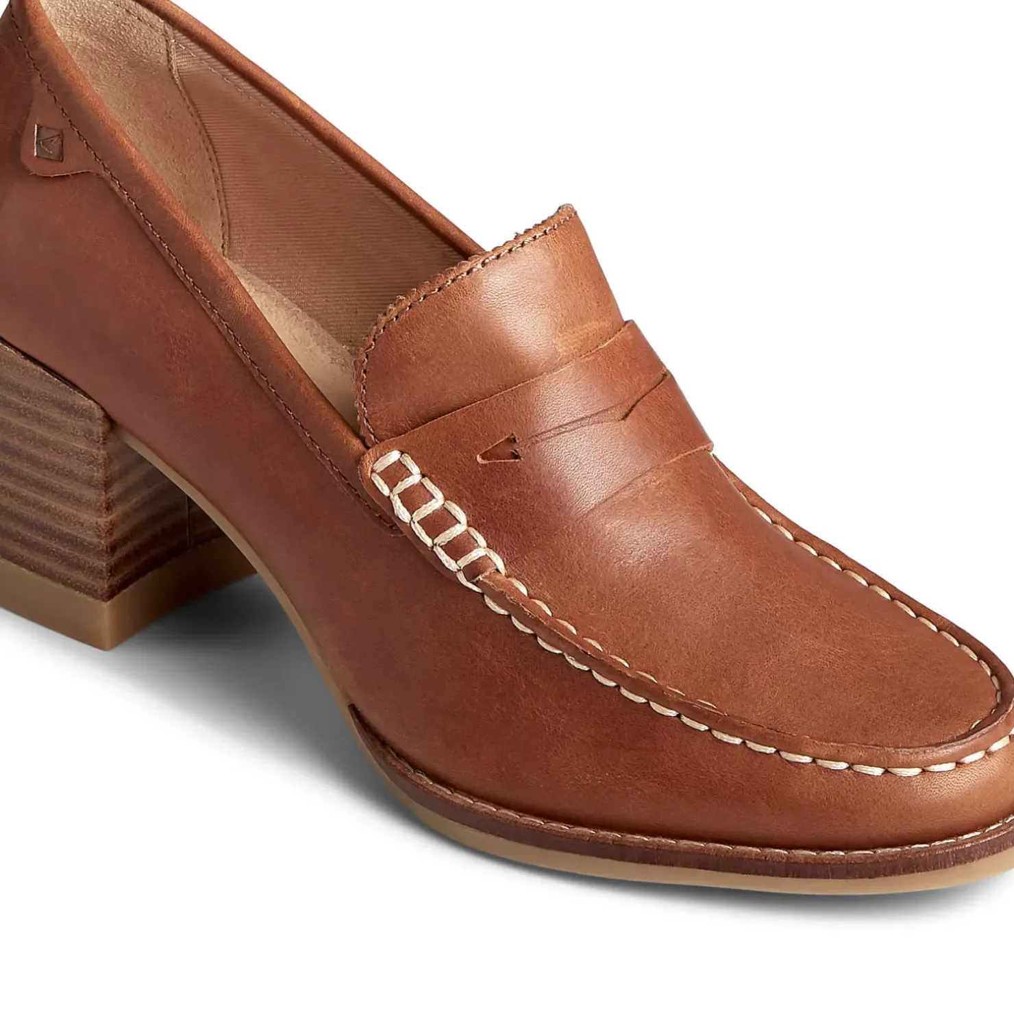 Men/Women Sperry Women's Seaport Penny Heel Leather Loafer