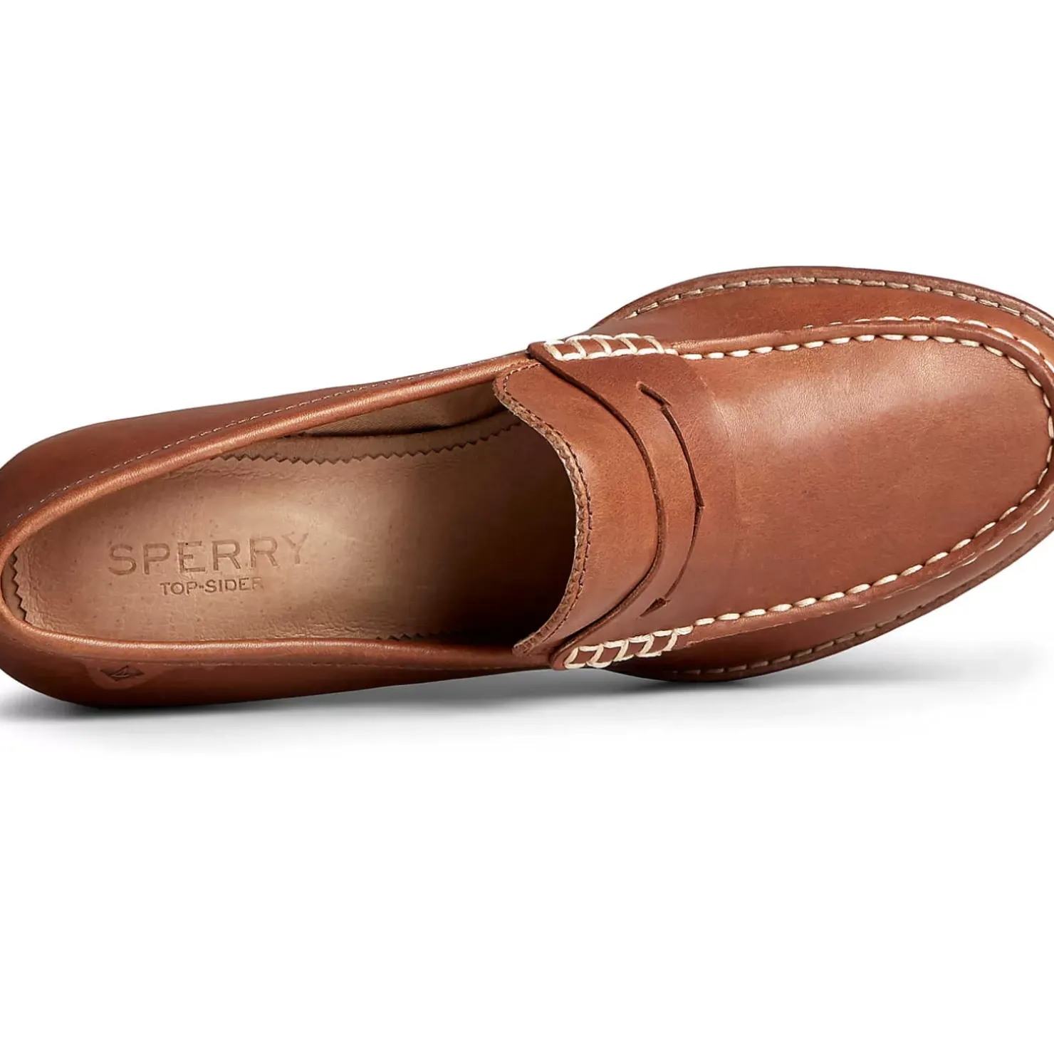 Men/Women Sperry Women's Seaport Penny Heel Leather Loafer