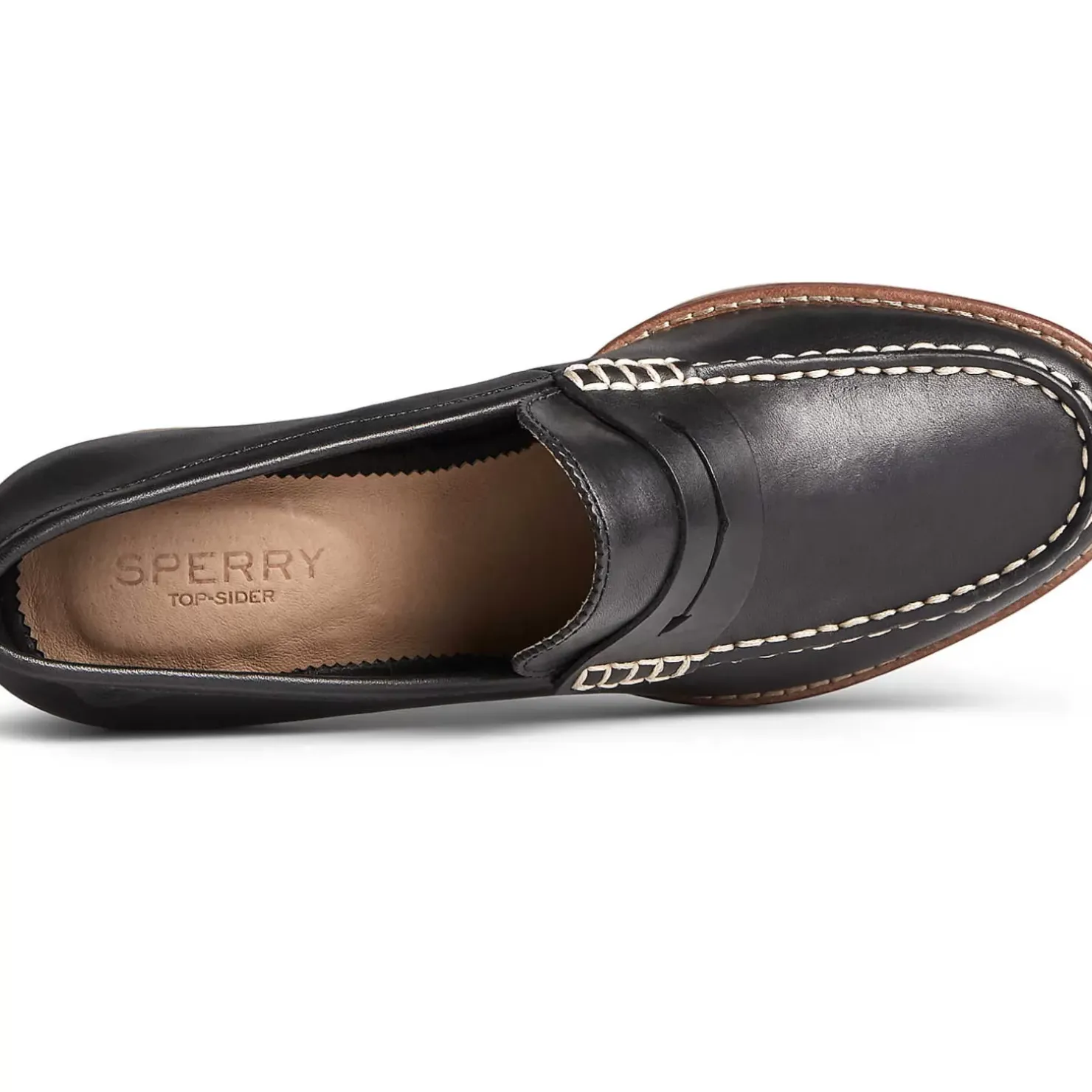 Men/Women Sperry Women's Seaport Penny Heel Leather Loafer
