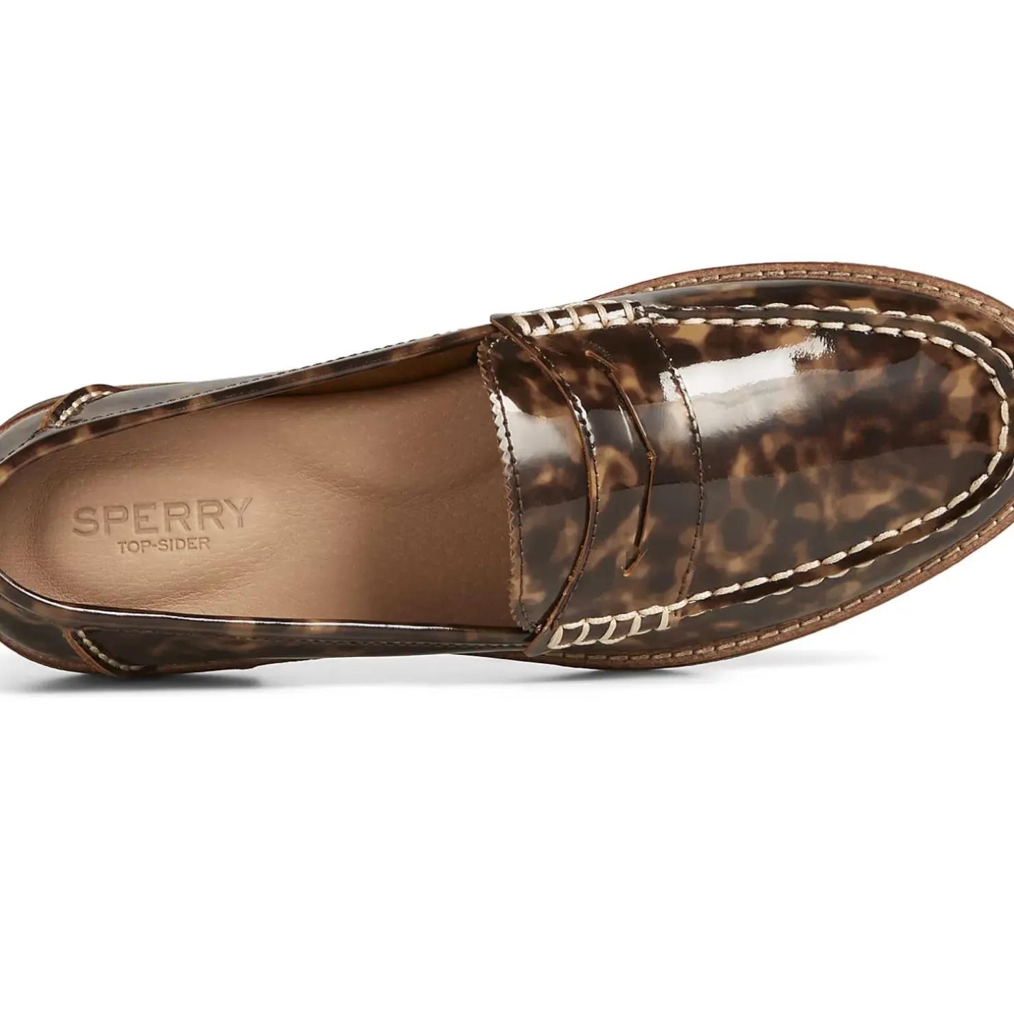 Men/Women Sperry Women's Seaport Penny Tortoise Leather Loafer