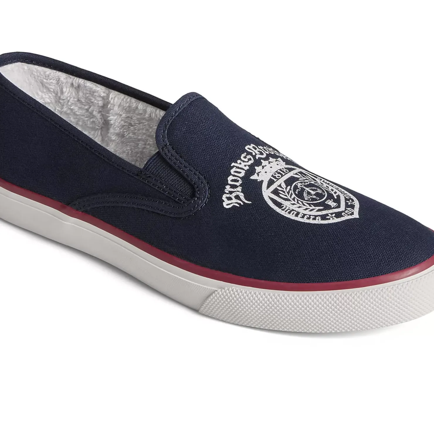 Men/Women Sperry Women's x Brooks Brothers Slip On Sneaker