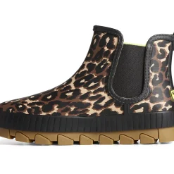 Men/Women Sperry Women's Torrent Leopard Chelsea Waterproof Rain Boot